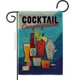 thumbnail image 1 of Breeze Decor BD-BV-G-117034-IP-DB-D-US14-BD 13 x 18.5 in. Congregation Burlap Happy Hour & Drinks Beverages Impressions Decorative Vertical Double Sided Garden Flag, 1 of 1