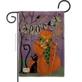 thumbnail image 1 of Breeze Decor BD-HO-G-112085-IP-DB-D-US18-WA 13 x 18.5 in. Spooky Pumpkin Men Burlap Fall Halloween Impressions Decorative Vertical Double Sided Garden Flag, 1 of 1