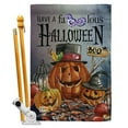 thumbnail image 1 of Breeze Decor BD-HO-HS-112068-IP-BO-D-US16-BD 28 x 40 in. Faboolous Fall Halloween Impressions Decorative Vertical Double Sided House Flag Set with Pole Bracket & Hardware, 1 of 1