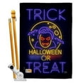 thumbnail image 1 of Breeze Decor BD-HO-HS-112087-IP-BO-D-US18-BD 28 x 40 in. Halloween Dracula Fall Impressions Decorative Vertical Double Sided House Flag Set with Pole Bracket & Hardware, 1 of 1