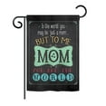thumbnail image 1 of Breeze Decor BD-MD-G-115122-IP-BO-DS02-US The World Mom Summer - Seasonal Mothers Day Impressions Decorative Vertical Garden Flag - 13 x 18.5 in., 1 of 4