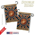 thumbnail image 1 of Breeze Decor BD-MI-G-108398-IP-DB-DS02-US Marine Corps Burlap Americana - Everyday Military Impressions Decorative Vertical Garden Flag - 13 x 18.5 in., 1 of 5