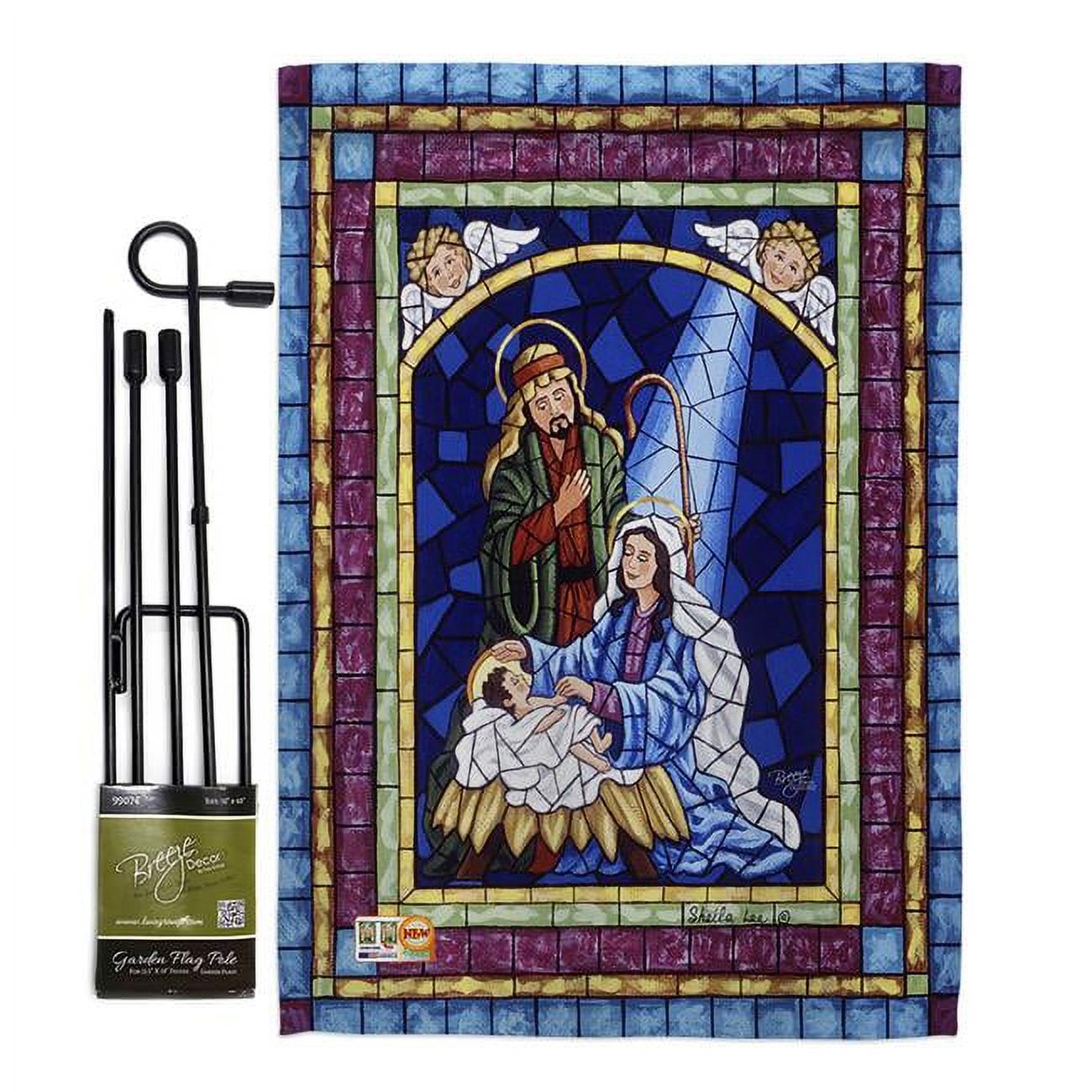 Breeze Decor Gartenflagge - Chinesisches Neujahrsmotiv 33x47 Cm, Wetterfest & Beidseitig Bedruckt