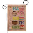 thumbnail image 1 of Breeze Decor BD-PC-G-115114-IP-DB-D-US16-BD 13 x 18.5 in. Make a Wish Burlap Special Occasion Party & Celebration Impressions Decorative Vertical Double Sided Garden Flag, 1 of 1