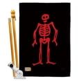 thumbnail image 1 of Breeze Decor BD-PI-HS-107035-IP-BO-D-US13-BD 28 x 40 in. Vertical Edward Low Coastal Pirate Impressions Decorative Double Sided House Flag Set with Pole & Bracket Hardware, 1 of 1