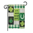 thumbnail image 1 of Breeze Decor BD-SA-G-102056-IP-BO-DS02-US St Patricks Lucky Day Spring - Seasonal St Patrick Impressions Decorative Vertical Garden Flag - 13 x 18.5 in., 1 of 4