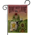 thumbnail image 1 of Breeze Decor BD-SH-G-100061-IP-DB-D-US16-AL 13 x 18.5 in. Welcome Sheep Home Sweet Burlap Inspirational Impressions Decorative Vertical Double Sided Garden Flag, 1 of 1
