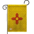thumbnail image 1 of Breeze Decor BD-SS-G-108073-IP-DB-D-US13-BD 13 x 18.5 in. New Mexico Burlap Americana States Impressions Decorative Vertical Double Sided Garden Flag, 1 of 1