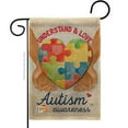 thumbnail image 1 of Breeze Decor BD-ST-G-115131-IP-DB-D-US18-BD 13 x 18.5 in. Understand Autism Awareness Burlap Inspirational Support Impressions Decorative Vertical Double Sided Garden Flag, 1 of 1