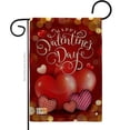 thumbnail image 1 of Breeze Decor BD-VA-G-101062-IP-DB-D-US19-BD 13 x 18.5 in. Beloved Valentines Day Burlap Spring Valentines Impressions Decorative Vertical Double Sided Garden Flag, 1 of 1
