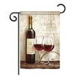 thumbnail image 1 of Breeze Decor BD-WI-G-117051-IP-BO-DS02-US 13 x 18.5 in. Wine in Paris Happy Hour & Drinks - Everyday Wine Impressions, Decorative Vertical Garden Flag, 1 of 4