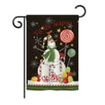thumbnail image 1 of Breeze Decor BD-XM-G-114204-IP-BO-DS02-US Sweet Snowmen Winter - Seasonal Christmas Impressions Decorative Vertical Garden Flag - 13 x 18.5 in., 1 of 4
