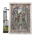 thumbnail image 1 of Breeze Decor BD-XM-GS-114128-IP-BO-D-US16-AL 13 x 18.5 in. Santa Toys & Lamp Winter Christmas Impressions Decorative Vertical Double Sided Garden Flag Set with Banner Pole, 1 of 1