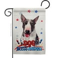 thumbnail image 1 of Breeze Decor G120127-BO Patriotic Bull Terrier Animals Dog 13 x 18.5 in. Double-Sided Decorative Vertical Garden Flags for House Decoration Banner Yard Gift, 1 of 1