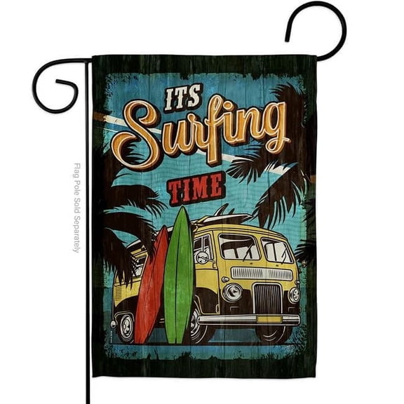 Breeze Decor G156093-BO Its Surfing Sports Surf 13 x 18.5 in. Double-Sided Decorative Vertical Garden Flags for House Decoration Banner Yard Gift