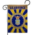 thumbnail image 1 of Breeze Decor G158395-BO 13 x 18.5 in. Air Force Garden Flag with Armed Forces Double-Sided Decorative Vertical Flags House Decoration Banner Yard Gift, 1 of 1