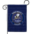 thumbnail image 1 of Breeze Decor  Seabees Proud Mom Sailor Garden Flag Armed Forces Navy 13 x 18.5 in. Double-Sided Decorative Vertical Flags for House Decoration Banner Yard Gift, 1 of 1