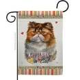 thumbnail image 1 of Breeze Decor G160205-BO 13 x 18.5 in. Cat Persian Happiness Double-Sided Decorative Vertical Garden Flag, 1 of 1