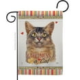 thumbnail image 1 of Breeze Decor G160224-BO 13 x 18.5 in. Cat Somali Happiness Double-Sided Decorative Vertical Garden Flag, 1 of 1