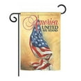 thumbnail image 1 of Breeze Decor G161061-BO America United Americana Patriotic Impressions Decorative Vertical 13" x 18.5" Double Sided Garden F, 1 of 2