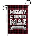 thumbnail image 1 of Breeze Decor G164224-BO Buffalo Plaid Christmas Garden Flag Winter 13 x 18.5 in. Double-Sided Decorative Vertical Flags for House Decoration Banner Yard Gift, 1 of 1