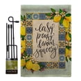 thumbnail image 1 of Breeze Decor GS120262-DB Easy Lemon Food Fruit 13 x 18.5. in. Double-Sided Decorative Vertical House Garden Flag Set for Decoration Banner Yard Gift, 1 of 1