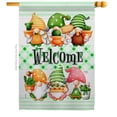 thumbnail image 1 of Breeze Decor H104153-BO Cactus Gnome Country Living Southwest 28 x 40 in. Double-Sided Decorative Vertical House Flags for Decoration Banner Garden Yard Gift, 1 of 1