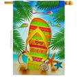 thumbnail image 1 of Breeze Decor H106099-BO Summer Flip Flop Summertime Fun & Sun 28 x 40 in. Double-Sided Decorative Vertical House Flags for Decoration Banner Garden Yard Gift, 1 of 1