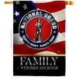 thumbnail image 1 of Breeze Decor H108616-BO 28 x 40 in. US National Guard Family Honor House Flag with Armed Forces Army Double-Sided Decorative Vertical Decoration Banner Garden Yard Gift, 1 of 1