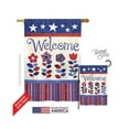 thumbnail image 1 of Breeze Decor H111056-BO Welcome Patriotic Americana Impressions Decorative Vertical 28" x 40", 1 of 2