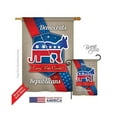 thumbnail image 1 of Breeze Decor H111069-BO Every Vote Counts Americana Patriotic Impressions Decorative Vertical 28" x 40" Double Sided H, 1 of 2