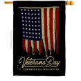 thumbnail image 1 of Breeze Decor H111092-BO Remember Who Served House Flag Patriotic Star & Stripes 28 x 40 in. Double-Sided Decorative Vertical Flags for Decoration Banner Garden Yard Gift, 1 of 1