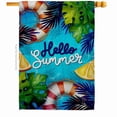thumbnail image 1 of Breeze Decor H120247-BO 28 x 40 in. Hello Cool Summer Summertime Fun & Sun Double-Sided Vertical Decorative House Flag, 1 of 1