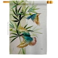 thumbnail image 1 of Breeze Decor H120265-P3 Asian Blossom Birds Animals Bird 28 x 40 in. Double-Sided Decorative Vertical House Flag for Decoration Banner Garden Yard Gift, 1 of 1