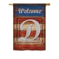 thumbnail image 1 of Breeze Decor H130108-BO Patriotic D Initial Americana Impressions Decorative Vertical 28" x 40" Double Sided, 1 of 2