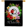 thumbnail image 1 of Breeze Decor H130277-BO Tropical Q Summertime 28 x 40 in. Double-Sided Decorative Vertical House Flags for Decoration Banner Garden Yard Gift, 1 of 1