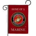 thumbnail image 1 of Breeze Decor  Home of Marine Corps Garden Flag Armed Forces 13 x 18.5 in. Double-Sided Decorative Vertical Flags for House Decoration Banner Yard Gift, 1 of 1