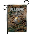 thumbnail image 1 of Breeze Decor  US Marine Veteran Garden Flag Armed Forces Corps 13 x 18.5 in. Double-Sided Decorative Vertical Flags for House Decoration Banner Yard Gift, 1 of 5