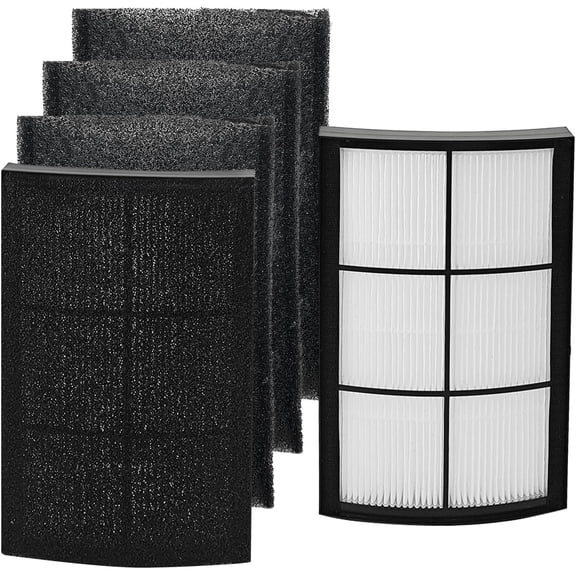 Breeze Filter Replacement, Compatible with Pure Enrichment PureZone Breeze Tabletop 2-in-1 Air Purifier, 2 Pack (Breeze Tabletop Filter PECOMPAP)