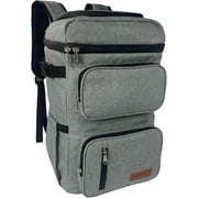 Breeze Life Multiuse Soft Cooler Backpack. Our Outdoor Lightweight Cooler Bag is Highly Durable and Insulated to Keep Items Hot or Cold. Grey