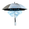 Breeze Life Sun Umbrella with Fan and Mister, Rechargeable UPF 50