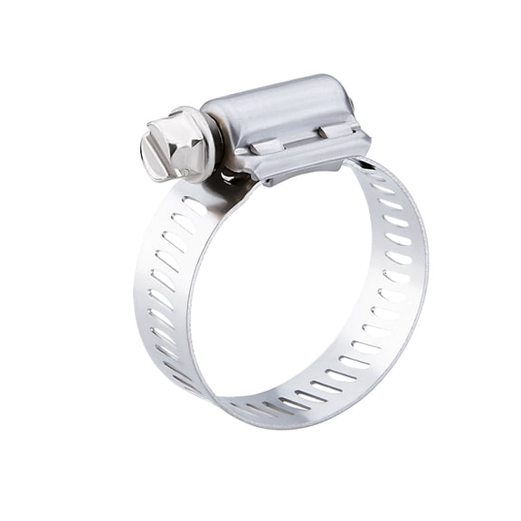 Breeze Power-Seal SS Hose Clamp, Worm-Drive, SAE Size 128, 5-5/8" to 8-1/2" Dia, 9/16" Band Width (Pack of 10)