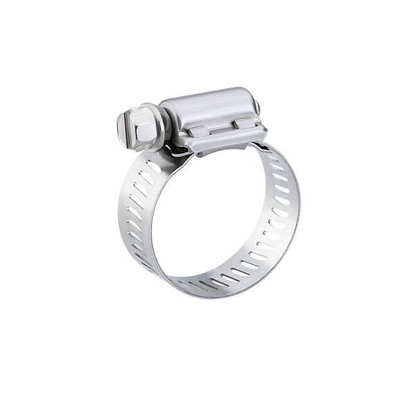 Breeze Power-Seal SS Hose Clamp, Worm-Drive, SAE Size 80, 2-1/2" to 5-1/2" Dia, 1/2" Band Width (Pack of 10)
