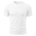 thumbnail image 1 of Breeze Shirts for Men Beer Belly Short Sleeve Textured Work Shirts Crew Neck Tretchy Quick Dry Soft Top, XL, 1 of 7