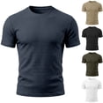 thumbnail image 1 of Breeze Shirts for Men Beer Belly Wearbreeze Short Sleeve Collared Textured Casual Golf Shirt Quick Dry Khaki L, 1 of 7