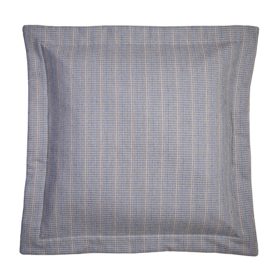 Breeze Textured Blue Euro Sham