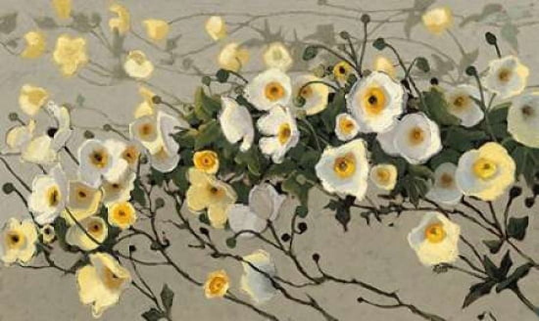 Breezes Gray Crop Canvas Art - Shirley Novak (12 x 18)