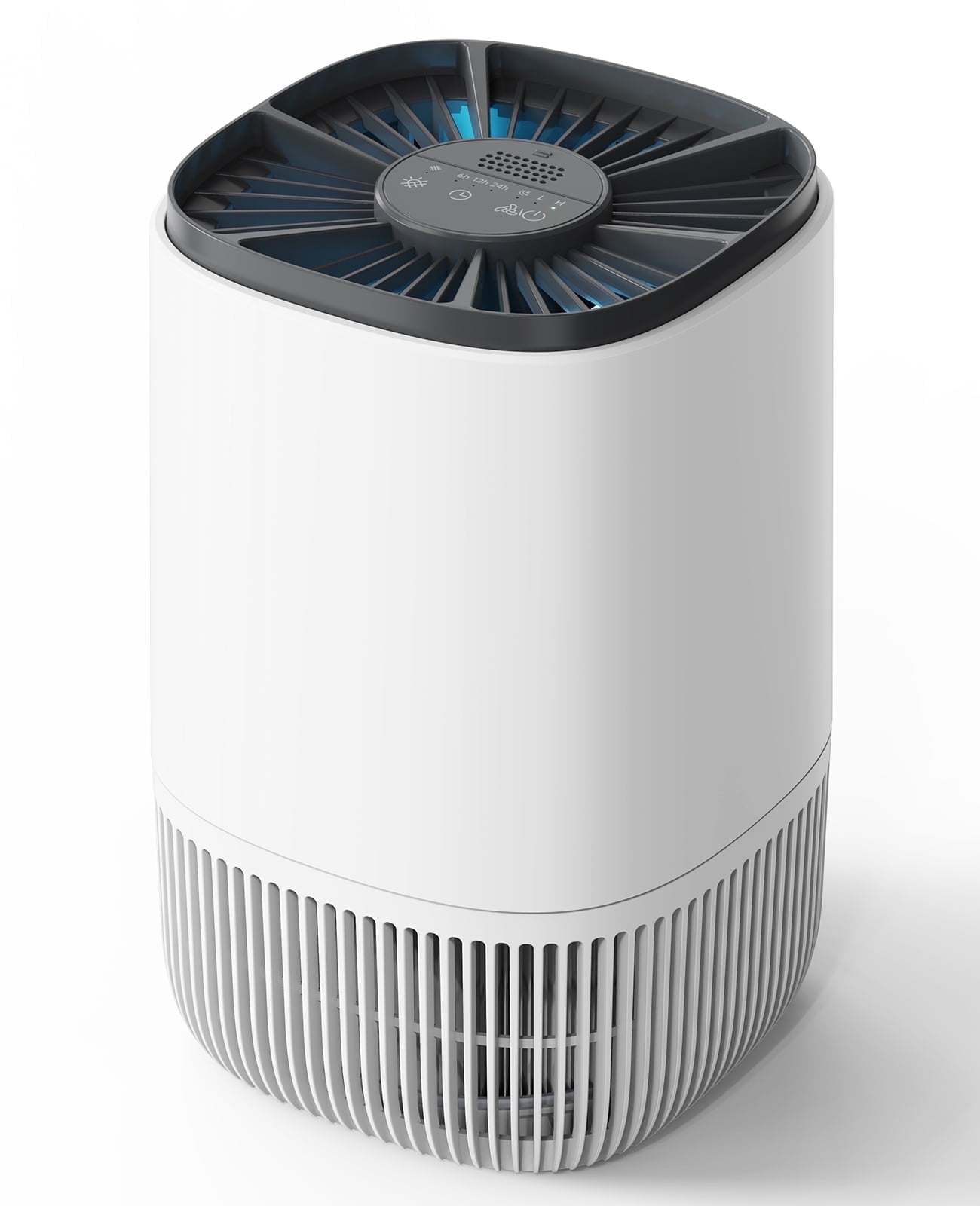 Breezome Air Purifier for Home Bedroom, Hepa 3-in-1 Filter Cleaner with Aromatherapy Function for Better Sleep, Smoke, Pet Dander, Odor, Dust, Office, White