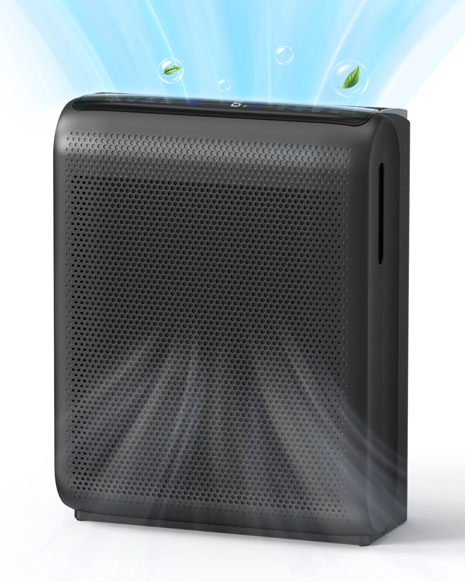 Breezome HEPA Air Purifier for Large Room Covers 2000 Sq Ft, Purificador for Pet Fur, Dust, Smoke, Built-In Washable Filters, Air Cleaner for Home, Bedroom & Living Room