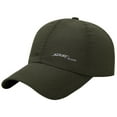 thumbnail image 1 of Breezora Breathable Mesh Baseball Cap for Men Adjustable Sporty Sun Protection Quick Dry Hat Green, 1 of 1